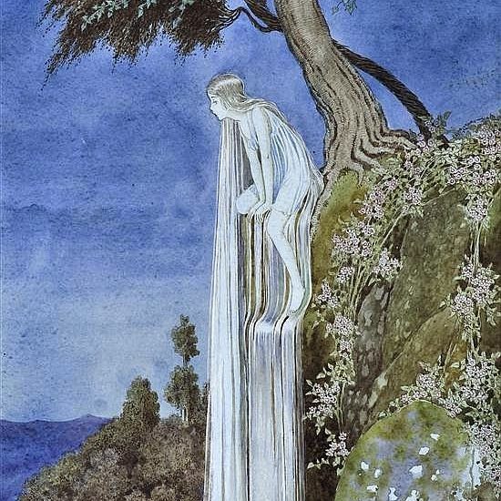 The Waterfall Fairy di Ida Rentoul Outhwaite